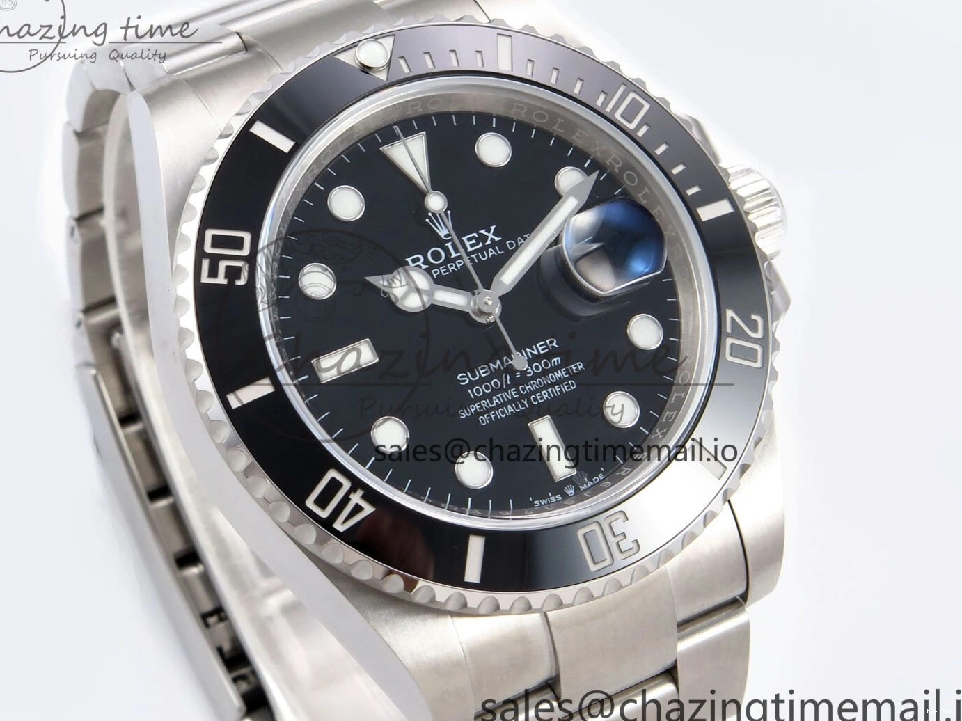 MiroTime 0125 OdorResistant Submariner 41mm 126610 LN Black Ceramic EWEF 1:1 Best Edition on Bracelet SH 1038